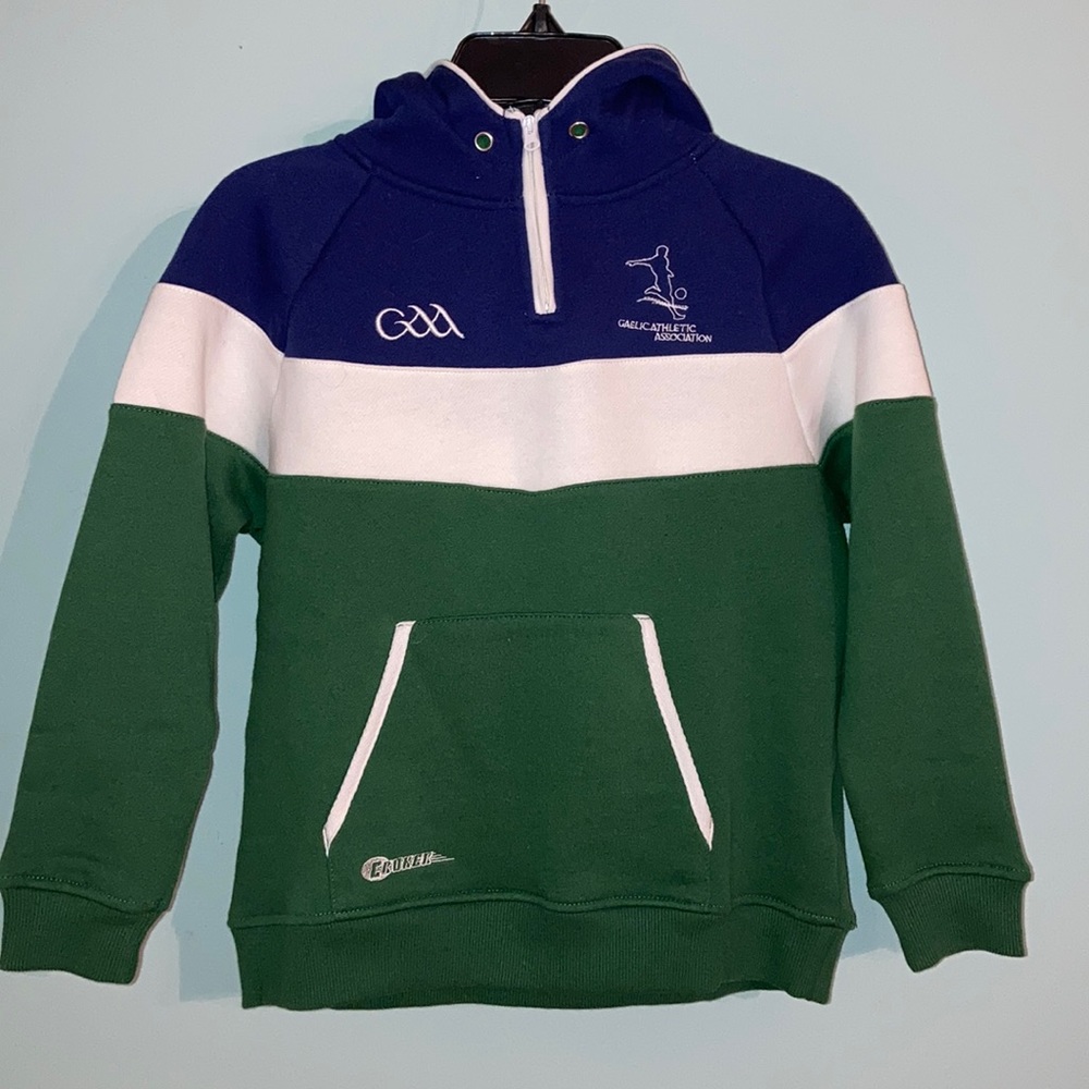 Croker Kid Boys Gaelic IRELAND Fleece Panel Hoodie